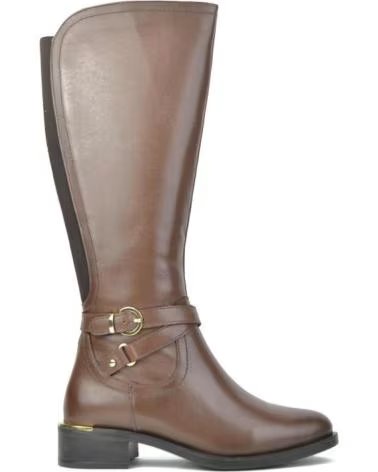 CARAMELO STIVALI ALTI DA DONNA CAR2406-18 IN PELLE MARRONE PIEL MARRONPIEL MARRON
