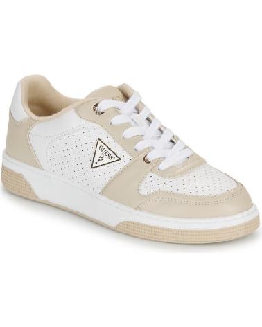 Woman Trainers GUESS DAISO FLTDAI ELE12 BEIGE BLANCO