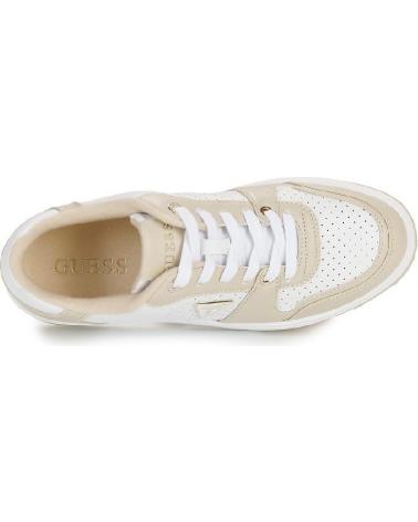 Woman Trainers GUESS DAISO FLTDAI ELE12 BEIGE BLANCO