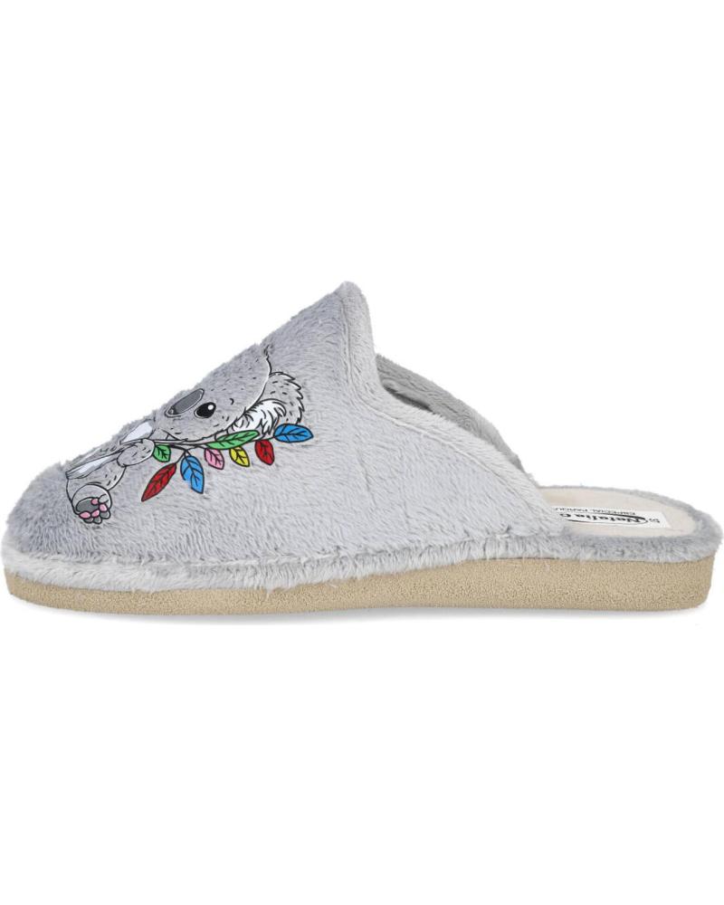 Pantofole per Donna L&R SHOES NATALIA 3015 ZAPATILLAS DE CASA PARA MUJER GRIS