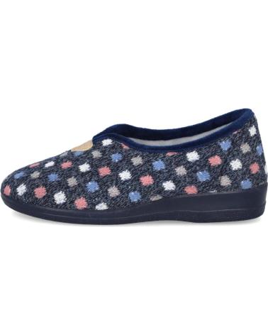 Pantofole per Donna L&R SHOES NATALIA 597 ZAPATILLAS DE CASA PARA MUJER AZUL