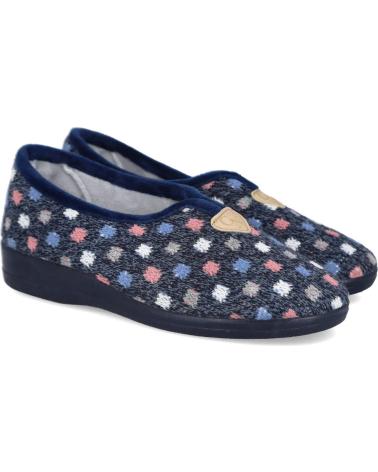 Pantofole per Donna L&R SHOES NATALIA 597 ZAPATILLAS DE CASA PARA MUJER AZUL