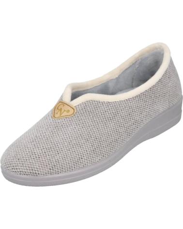 Pantofole per Donna L&R SHOES NATALIA 592 ZAPATILLAS DE CASA PARA MUJER GRIS