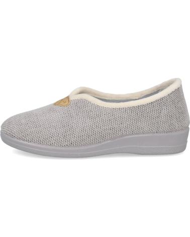 Pantofole per Donna L&R SHOES NATALIA 592 ZAPATILLAS DE CASA PARA MUJER GRIS