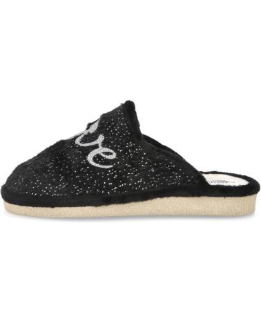 Pantofole per Donna L&R SHOES NATALIA 3011 ZAPATILLAS DE CASA PARA MUJER NEGRO