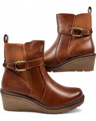 Stivaletti per Donna TIMBOS BOTIN CUNA DE MUJER CAMEL 130857 MARRóN