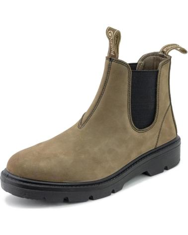Stivaletti per Uomo NATURAL WORLD BOTA UNISEX KARA 9080 U DE EN NOBUCK - CASTANO