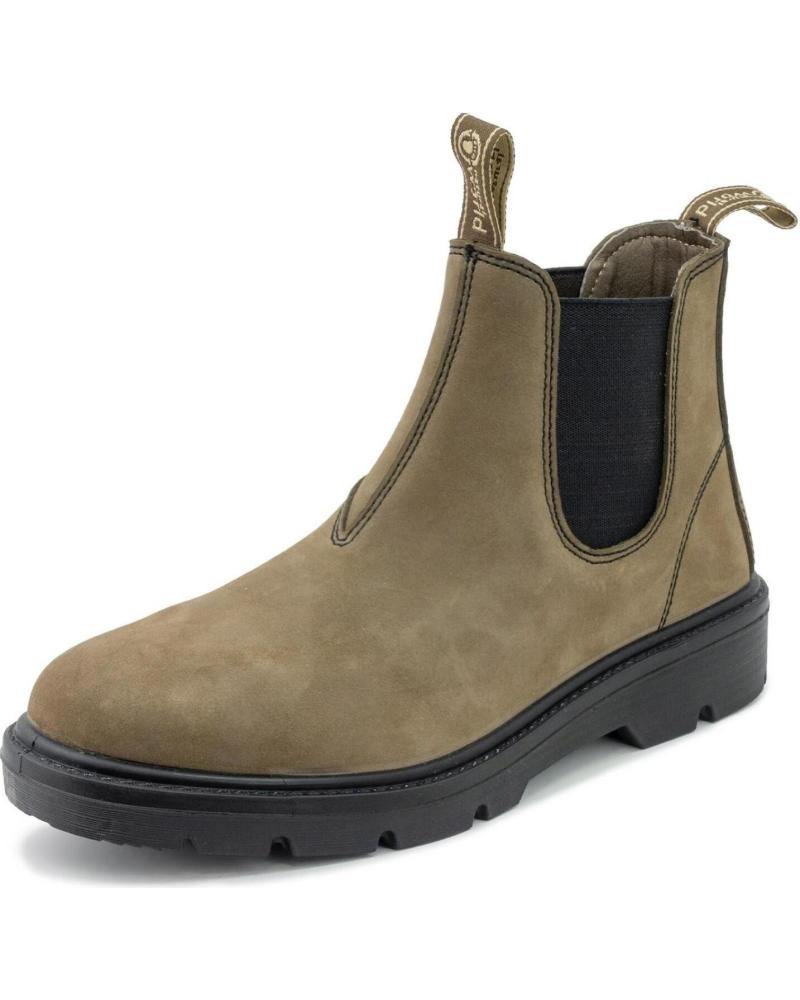 Botins de Homem NATURAL WORLD BOTA UNISEX KARA 9080 U DE EN NOBUCK - CASTANO