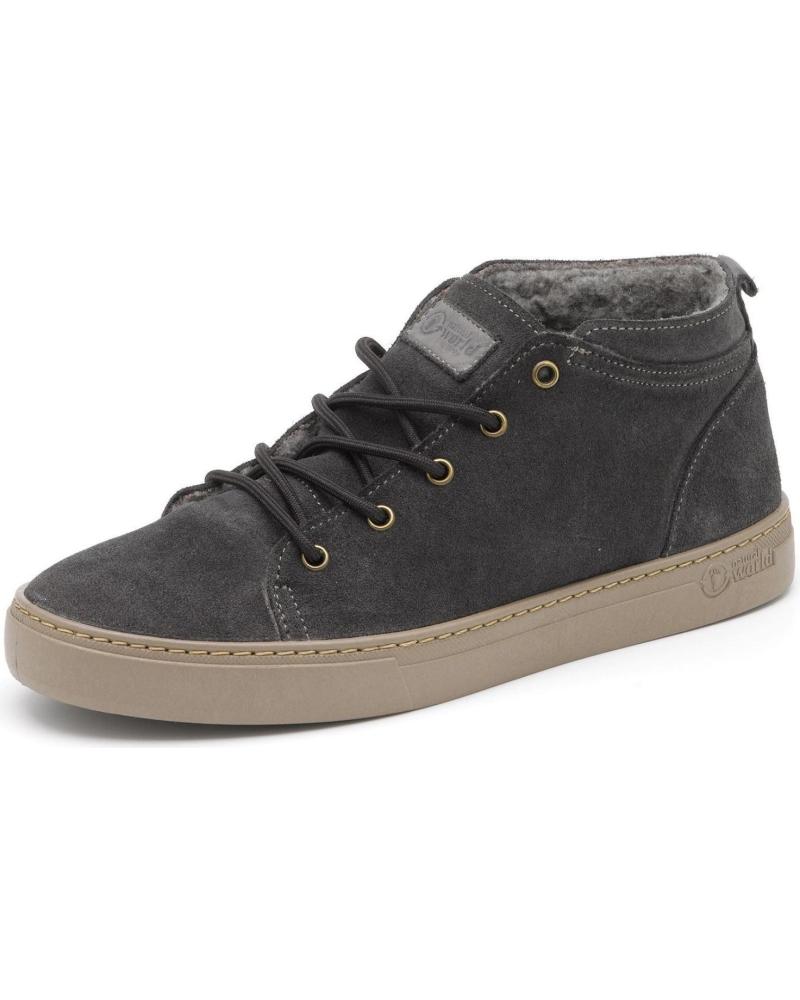 Chaussures pour Homme NATURAL WORLD BOTA DE HOMBRE 6721H ADEL DE EN SERRAJE - ANTRACITA