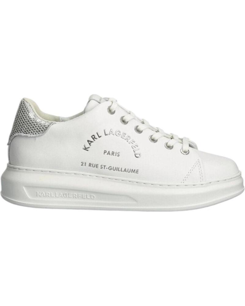 Esportes  de Mulher KARL LAGERFELD ZAPATILLAS KAPRI MAISON SEQUIN TRIM BLANCO