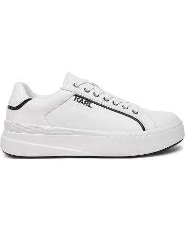 Trainers-De-Hombre-KARL-LAGERFELD-KRONOS-LO-LACE-LTHR-KL54020-BLANCO