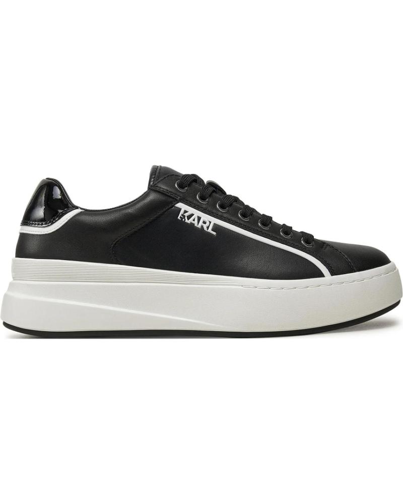 Sportif pour Homme KARL LAGERFELD KRONOS LO LACE LTHR KL54020 NEGRO