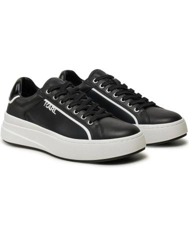 Sportif pour Homme KARL LAGERFELD KRONOS LO LACE LTHR KL54020 NEGRO
