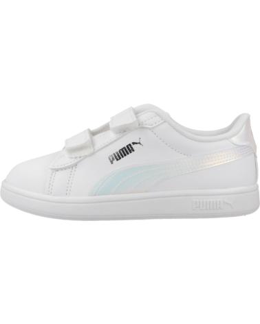 Sneaker-De-Niña-PUMA-ZAPATILLAS-NINA-MODELO-SMASH-3-0-HOLO-2-0-V-COLOR-BLANCO-WHI-WHITE