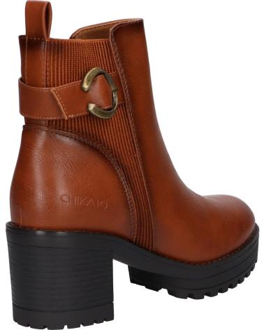 Botines de Mujer CHIKA10 PILAR 24 CUERO-TAN