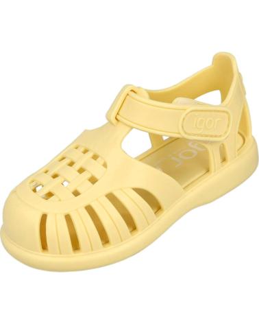 girl and boy Flip flops IGOR S10271-228 CANGREJERA TOBBY KIDS SOLID VAINILLA