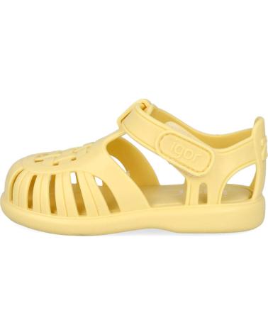girl and boy Flip flops IGOR S10271-228 CANGREJERA TOBBY KIDS SOLID VAINILLA