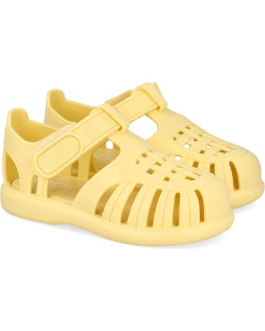 girl and boy Flip flops IGOR S10271-228 CANGREJERA TOBBY KIDS SOLID VAINILLA