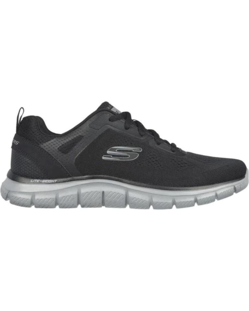 Man Trainers SKECHERS TRACK BROADER NEGRO-GRIS PARA HOMBRE - 40 BKCC NEG-GRIS
