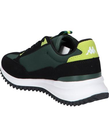 Deportivas de Niño KAPPA ZAPATILLA NINO AUTHENTIC ARKLOW NEGRA Y VERDE 321U7XW NEGRO