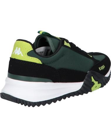 Deportivas de Niño KAPPA ZAPATILLA NINO AUTHENTIC ARKLOW NEGRA Y VERDE 321U7XW NEGRO