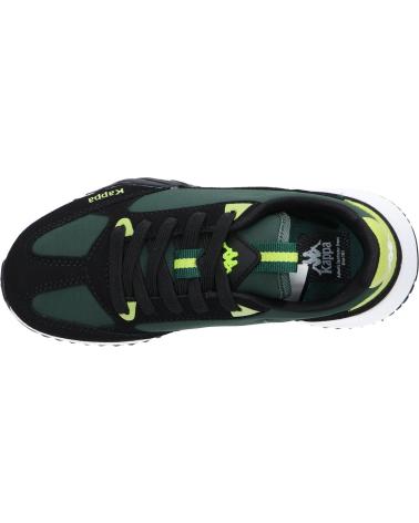 Deportivas de Niño KAPPA ZAPATILLA NINO AUTHENTIC ARKLOW NEGRA Y VERDE 321U7XW NEGRO