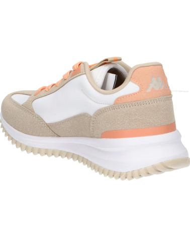 Esportes  de Menina e Menino KAPPA 321U7XW AUTHENTIC ARKLOW JR LACE A24 WHITE-BEIGE