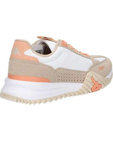 Esportes  de Menina e Menino KAPPA 321U7XW AUTHENTIC ARKLOW JR LACE A24 WHITE-BEIGE