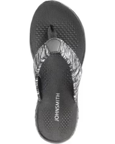 Tongs pour Femme JOHN SMITH J SMITH PIWUX 24V W CHANCLA NEGRO-PLATA 005-098 - 36 VARIOS COLORES