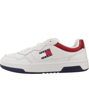 Sportivo per Uomo TOMMY JEANS ZAPATILLAS TJM CUPSOLE LEATHER ESS BLANCO