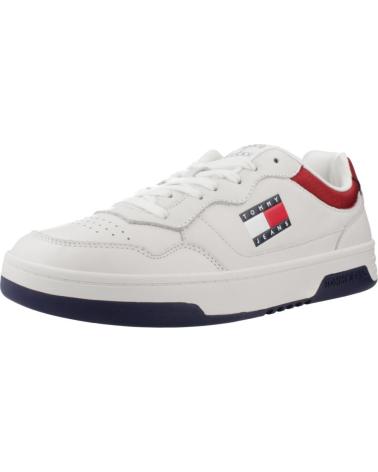 Deportivas de Hombre TOMMY JEANS ZAPATILLAS TJM CUPSOLE LEATHER ESS BLANCO
