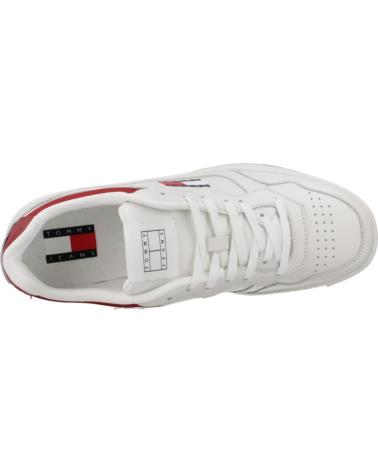 Deportivas de Hombre TOMMY JEANS ZAPATILLAS TJM CUPSOLE LEATHER ESS BLANCO