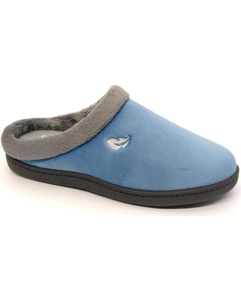 Pantufas de Mulher PLUMAFLEX ZAPATILLA ROAL 12230 JEANS AZUL