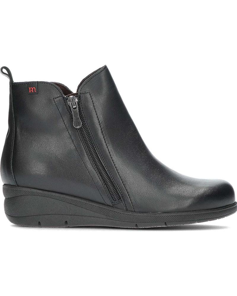 Mid-Boots-De-Mujer-PEPE-MENARGUES-BOTINES-PARA-MUJER-20632-CREMALLERA-NEGRO