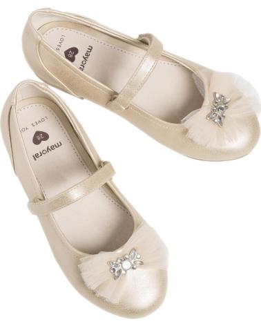 girl shoes MAYORAL - MERCEDES NINA BROCHE TUL ORO