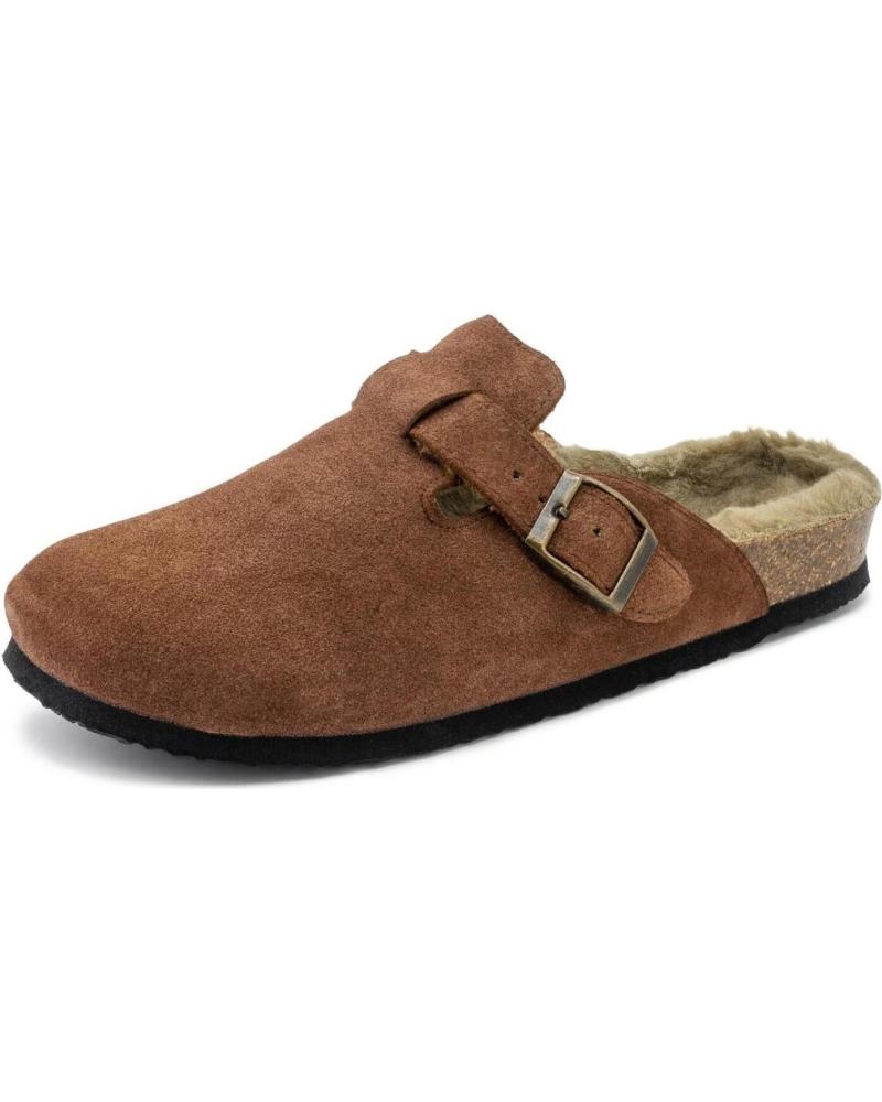 Scarpe per Donna e Uomo NATURAL WORLD ZUECO UNISEX 7020U CHIARA DE DE PIEL CON FORRO PELO CUERO
