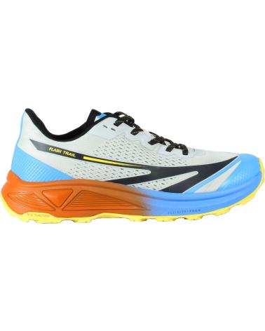 Esportes  de Homem HI-TEC ZAPATILLAS TREKKING GREY-BLUE-ORANGE