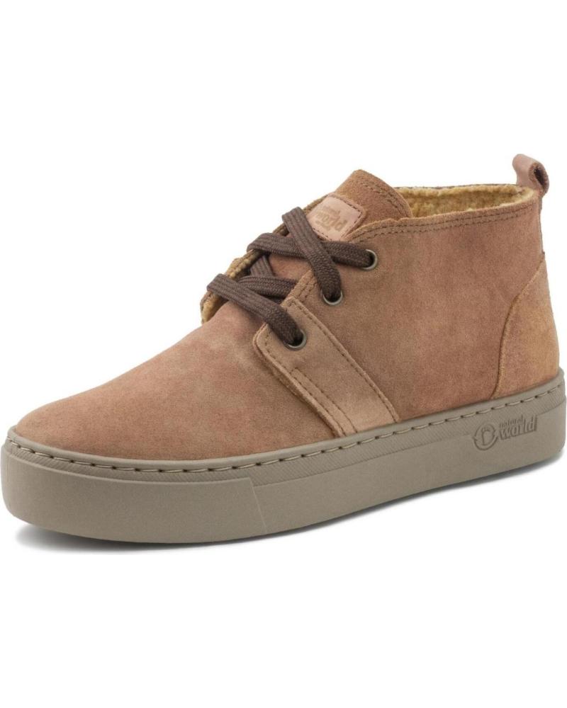 Stivaletti per Donna NATURAL WORLD BOTA DE MUJER 6121 M WOOL DE SERRAJE MOCA