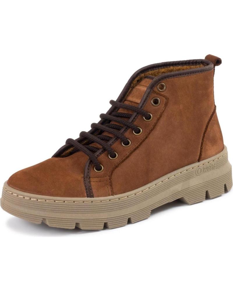 Stivaletti per Uomo e Bambino NATURAL WORLD BOTA UNISEX NAIRA 7181 CUERO