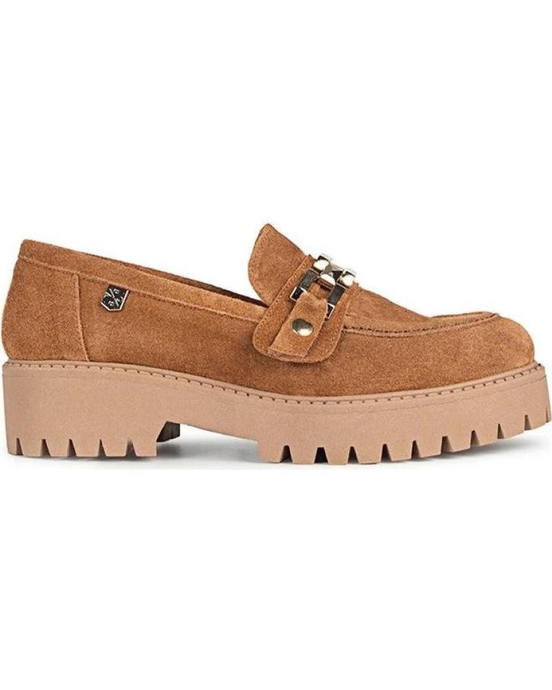 Chaussures pour Femme POPA MOCASIN DE MUJER SERRAJE MODELO ARDOSA CUERO