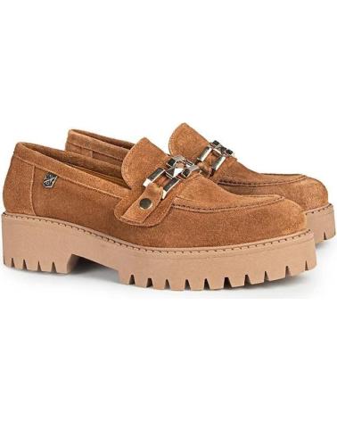 Chaussures pour Femme POPA MOCASIN DE MUJER SERRAJE MODELO ARDOSA CUERO