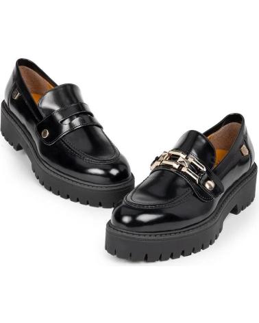 Schuhe für Damen POPA MOCASIN DE MUJER ARDOSA DE NEGRO