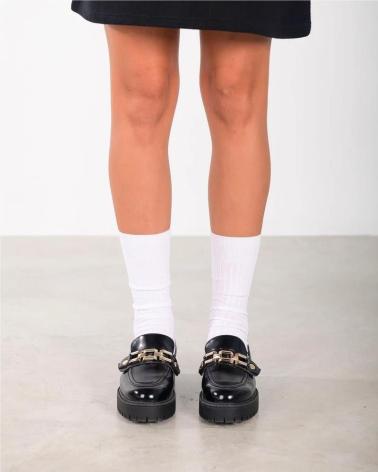 Schuhe für Damen POPA MOCASIN DE MUJER ARDOSA DE NEGRO