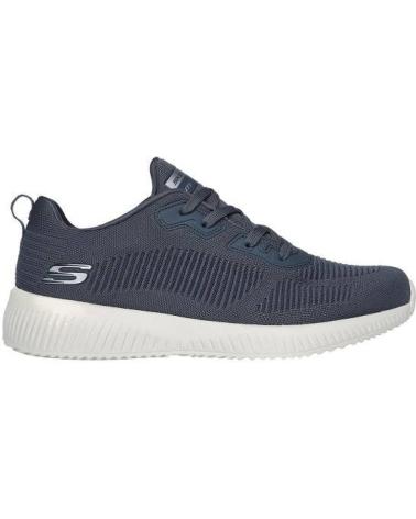 Sportschuhe-De-Hombre-SKECHERS-ZAPATILLAS-SQUAD-GRIS-PIZARRA-AZUL