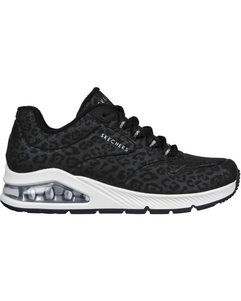 Sportif pour Femme SKECHERS 155642 ZAPATILLAS CASUAL DE MUJER NEGRO