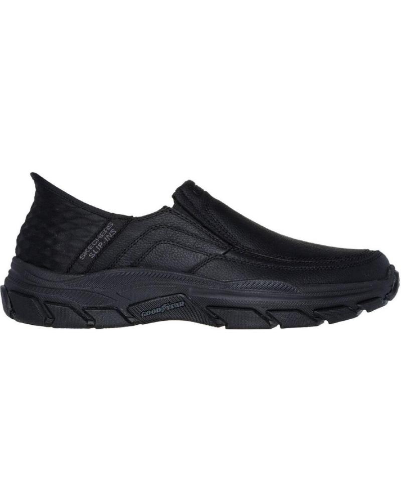 Sportif pour Homme SKECHERS 204810 ZAPATILLAS CASUAL DE HOMBRE SLIP INS P NEGRO