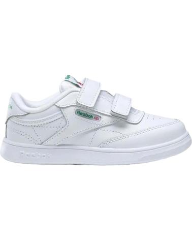 Scarpe per Bambina e Bambino REEBOK ZAPATILLAS CLUB C PARA NINOS UNISEX EN COLOR BLANCO BLANCO