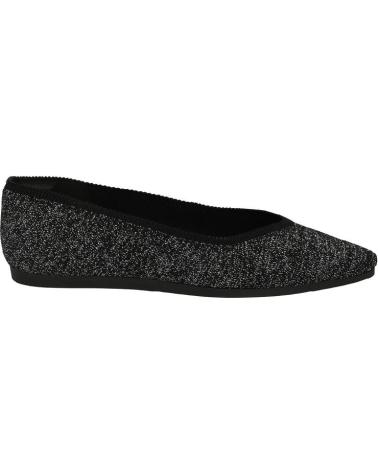 Zapatos de Mujer MISS ELASTIC BAILARINA CALCETIN MEGAN 76171-20 NEGRO NEGRO
