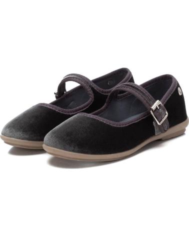 Scarpe-De-Niña-XTI-BALLERINE XTI 151108 GRIGIE PER BAMBINA - VELLUTO CON FIBBIA-GRIS