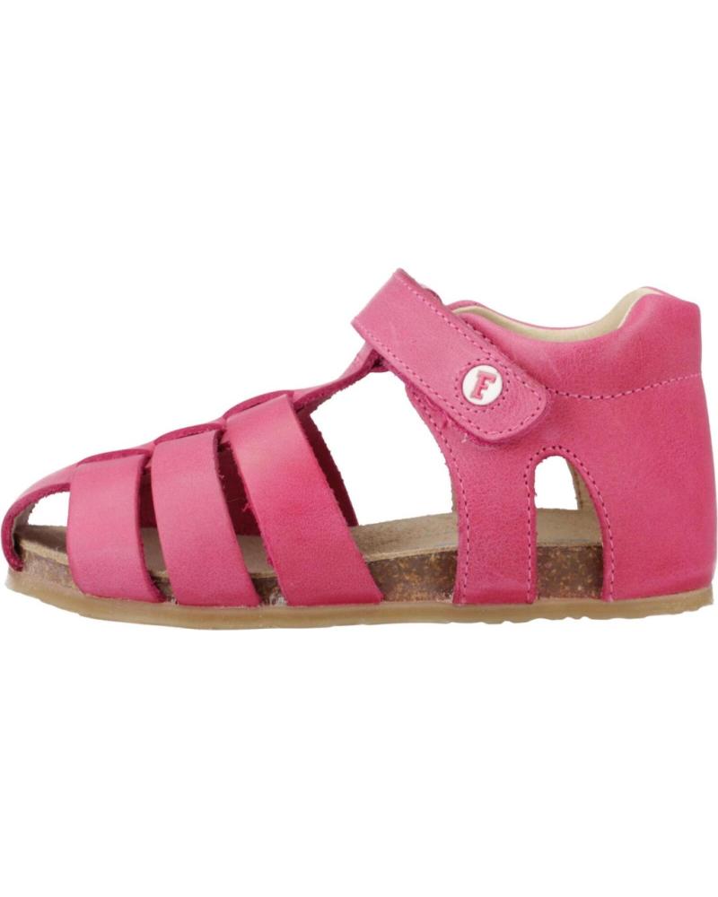 FALCOTTO SANDALIAS ALBY PARA NIÑA, CIERRE DE VELCRO FUXIA